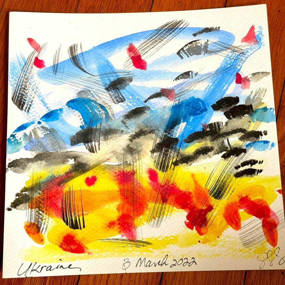 Original signed watercolor